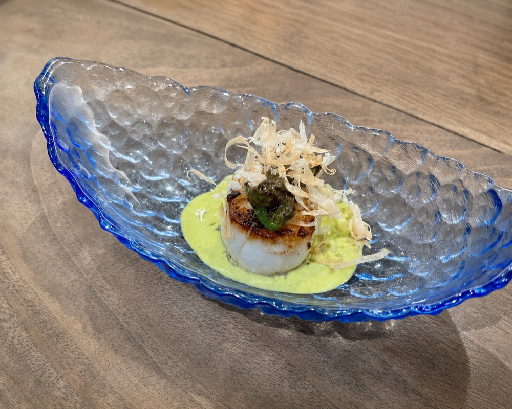 Seared scallop small plate